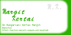 margit kertai business card